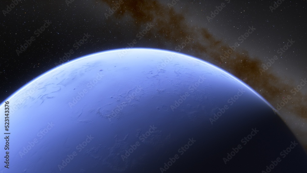 Abstract planets and space background
