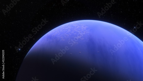 Abstract planets and space background 