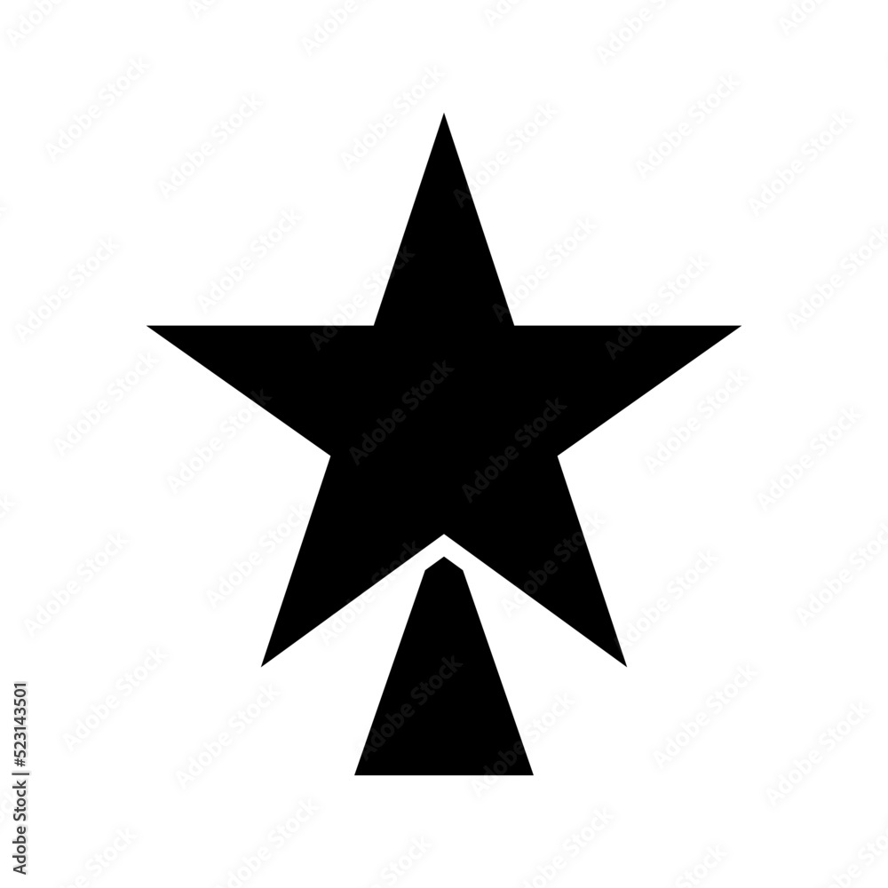 tree topper icon or logo isolated sign symbol vector illustration - high quality black style vector icons
