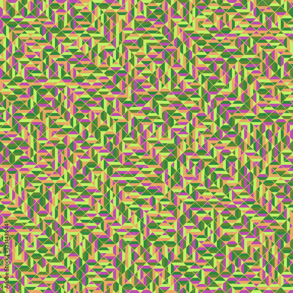 Color Rhombus tile tessellation pattern illustration Color Rhombus tile tessellation pattern illustration
