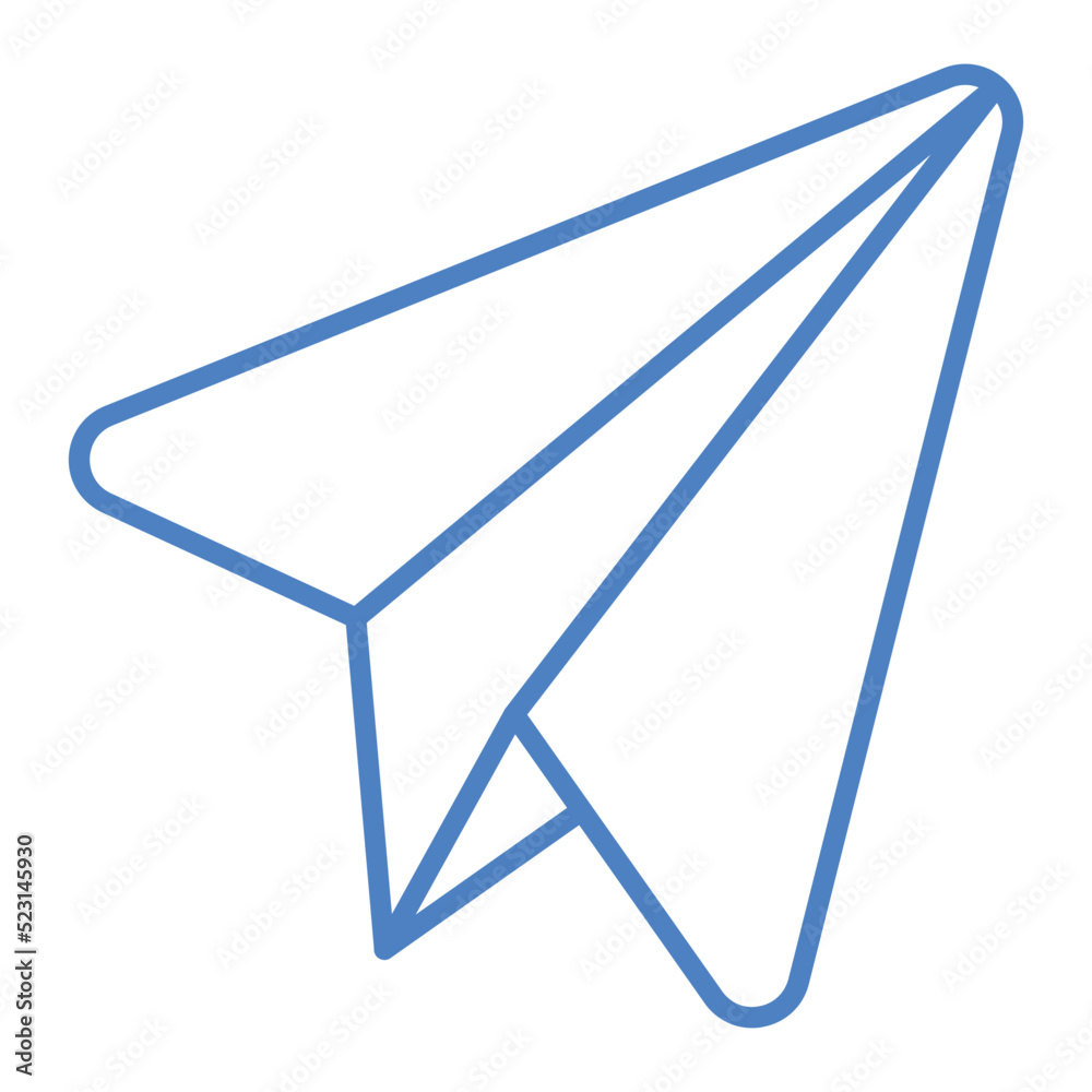 Telegram Blue And Orange Line Icon Telegram Blue And Orange Line Icon