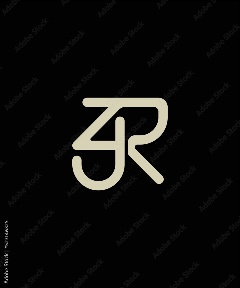Your simple name logo RAJIT