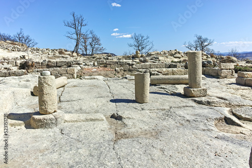 Fototapeta Naklejka Na Ścianę i Meble -  Ruins of archaeological site of Perperikon, Bulgaria