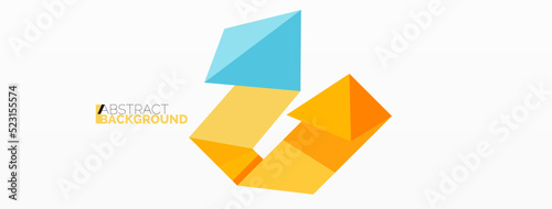 Free Download Abstract line and triangle background. Creative geometric abstract backdrop. Business template for wallpaper, banner, background or landing - GFXLoad