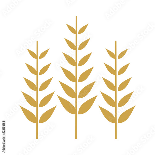 Wheat logo template