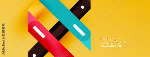 Background overlapping lines. Dynamic lines abstract wallpaper. Straight lines composition vector illustration for wallpaper banner background or landing page