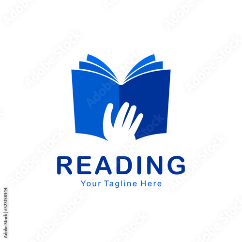 reading book logo