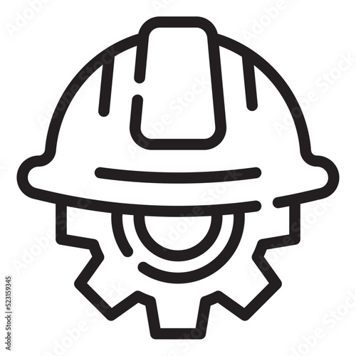 engineer line icon