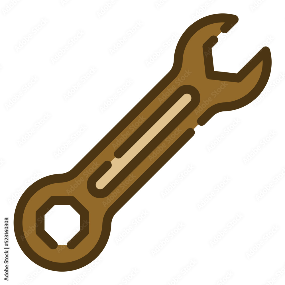 wrench gradient icon