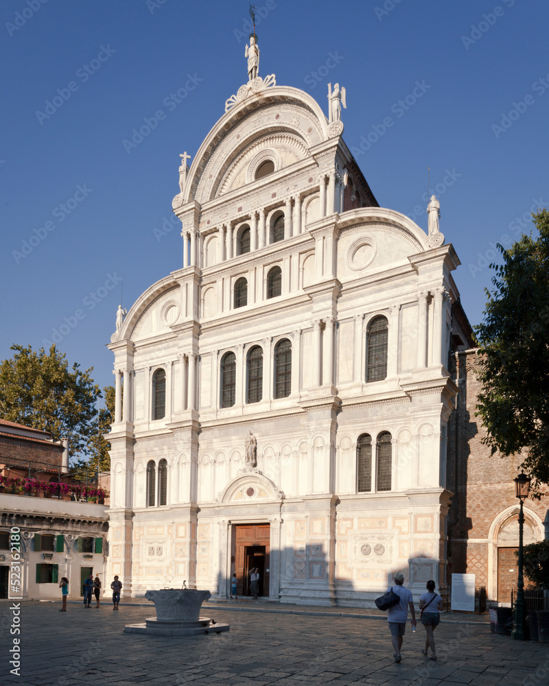 Venezia. Facciata della Chiesa di San Zaccaria.