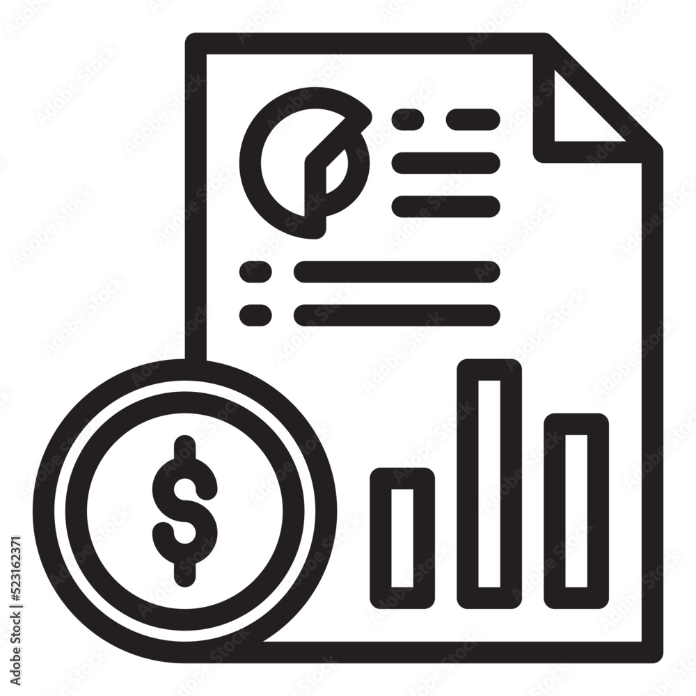 market line icon market line icon
