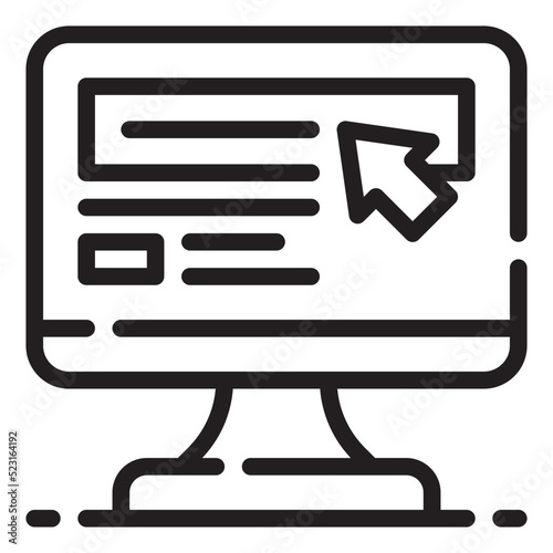 online booking line icon