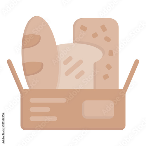 food donation flat icon