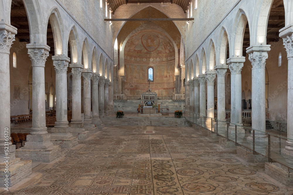 Aquileia. Mosaico pavimentale della Basilica di Santa Maria Assunta
