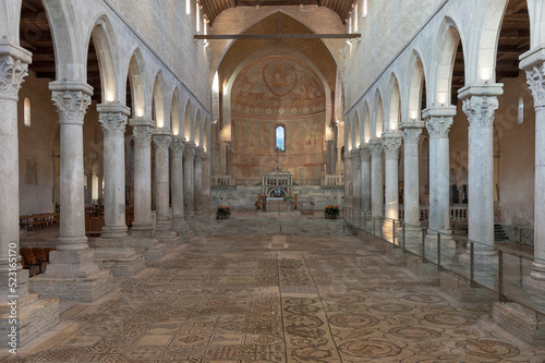 Aquileia. Mosaico pavimentale della Basilica di Santa Maria Assunta 