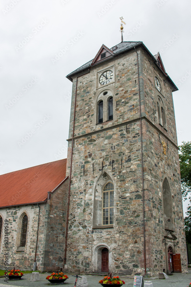 The Vår Frue Church (Church of our Lady)  Trondheim Trøndelag in Norway (Norwegen, Norge or Noreg)