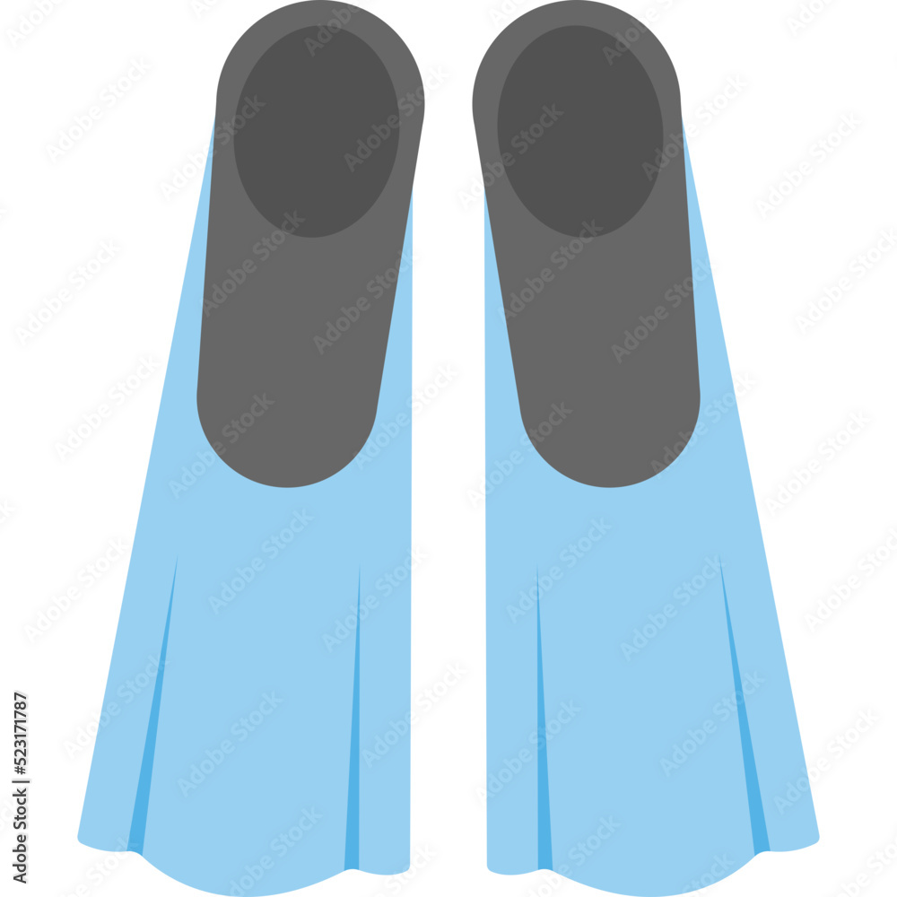 Flippers Vector Icon Flippers Vector Icon