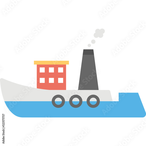Ferry Vector Icon 