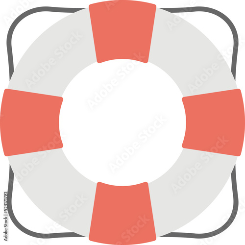 Lifebuoy Vector Icon 