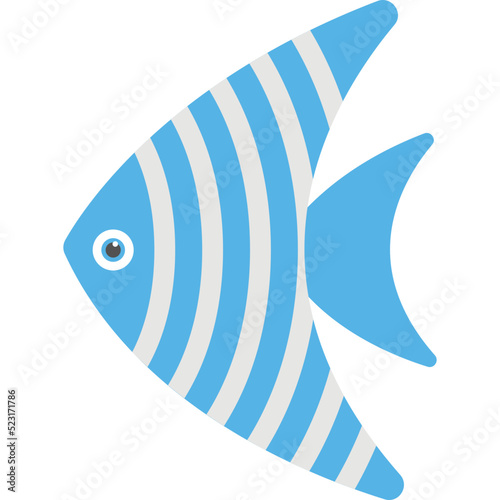 Angelfish Vector Icon 