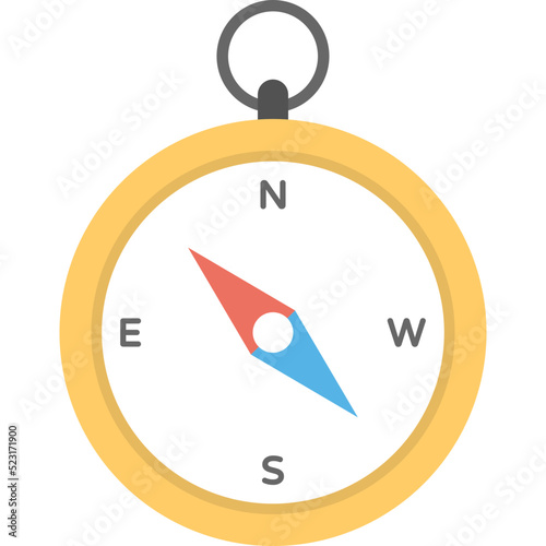 Compass Vector Icon 