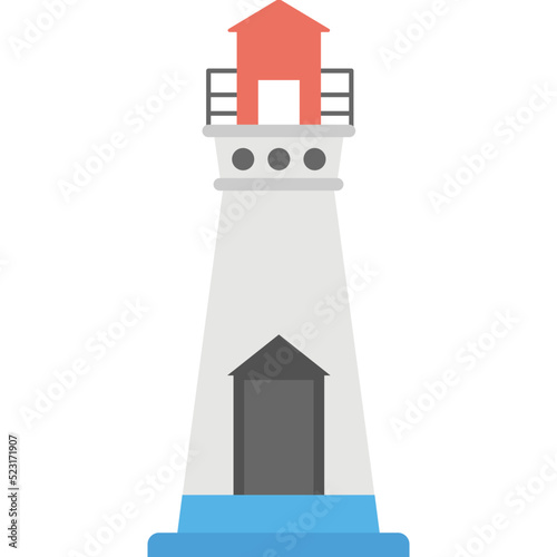 Lighthouse Vector Icon 