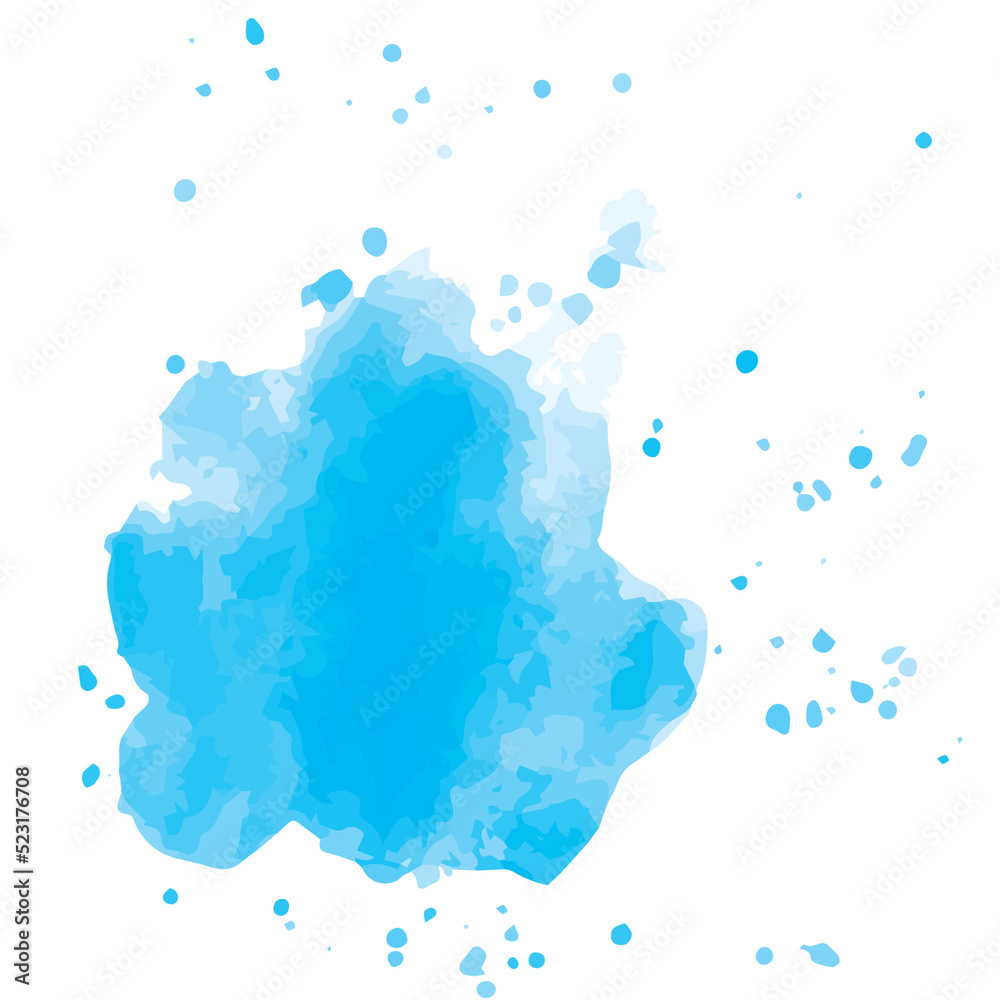 Obraz premium Watercolor paint stains backgrounds. Art element illustration for your design.