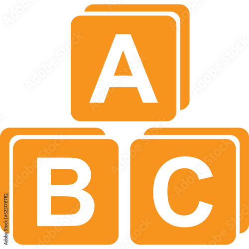 ABC block icon