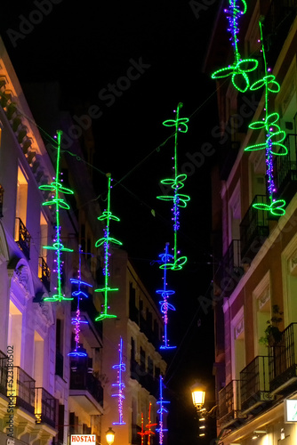 Iluminación Navideña en Madrid, España