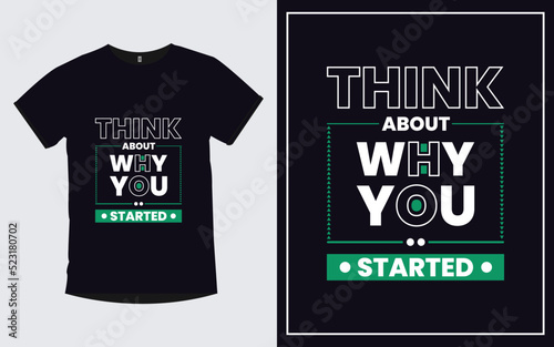 Think it want it get it quotes typography trendy poster and t shirt design
