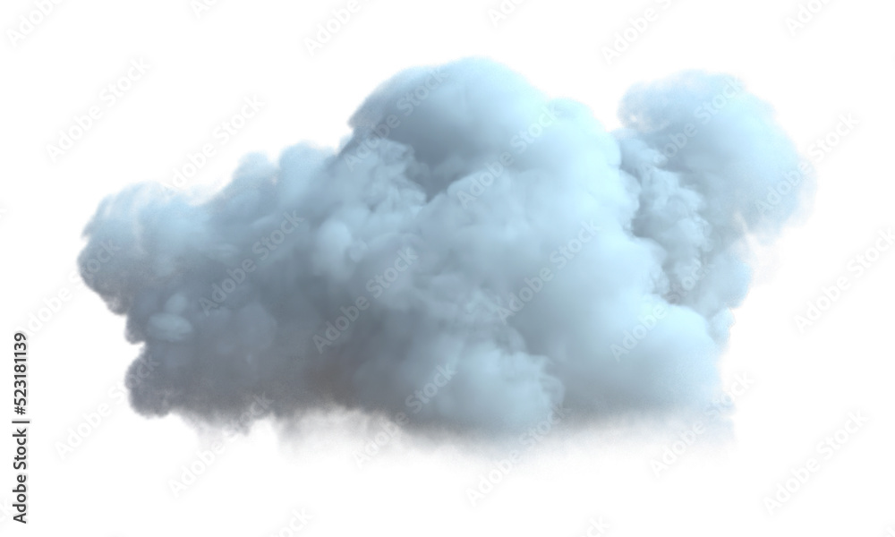 Naklejka premium Realistic cloud