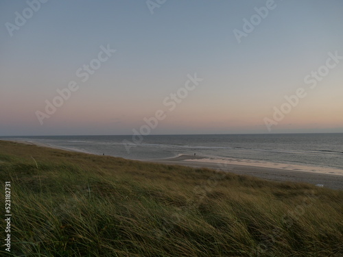 sunset over the sea
