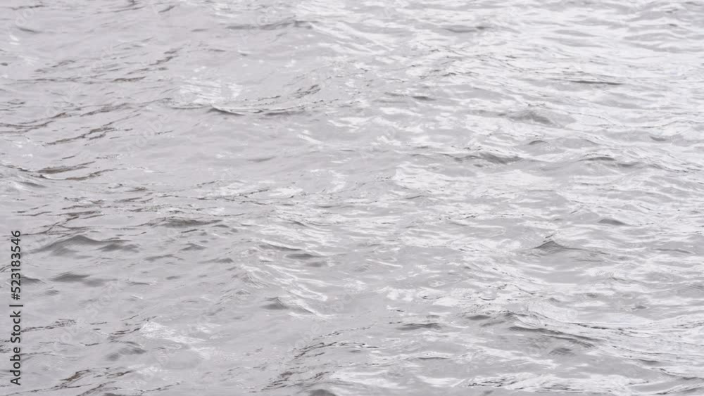 Slow motion river water surface Slow motion river water surface