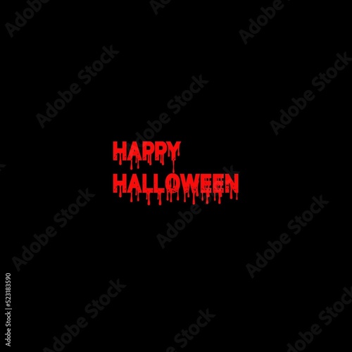 horor fonts text logo happy halloween in photoshop
