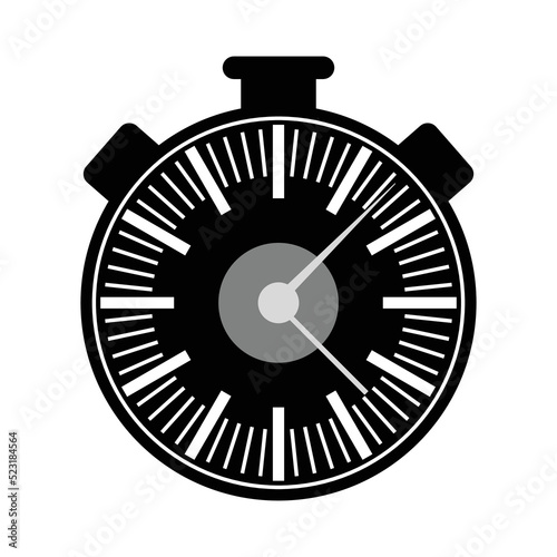 Stop watch timer icon - vector illustration