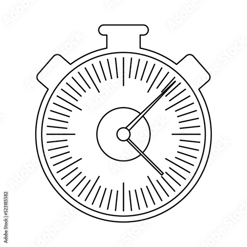 Stop watch timer icon - vector illustration