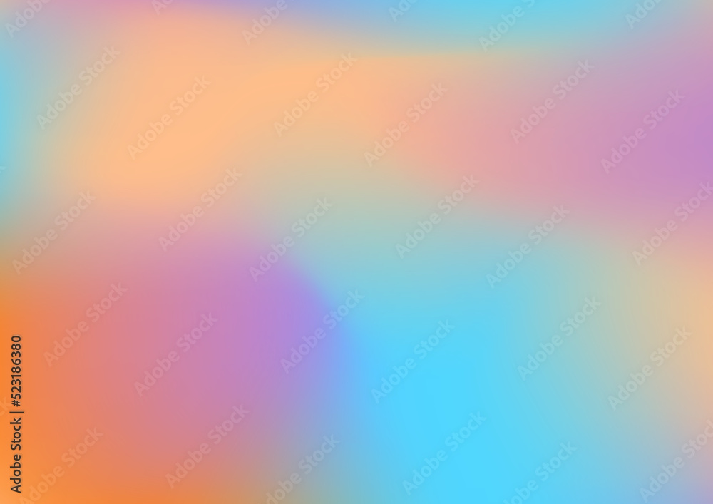 Obraz premium Gradient red yellow orange green blue pink blur abstract background