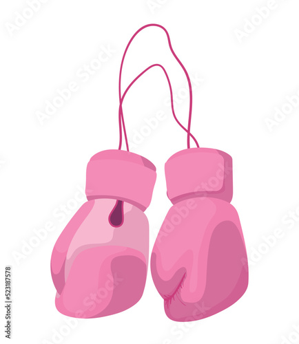 pink boxing gloves