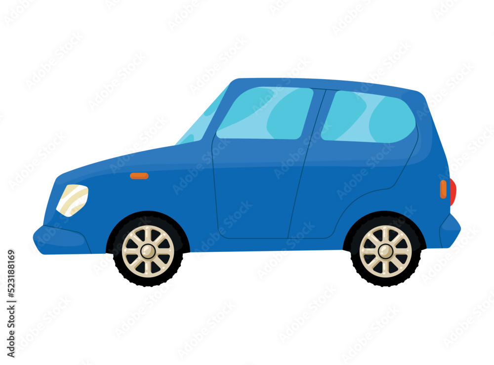 car vehicle blue color