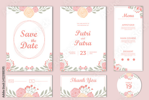Set Weeding Invitations
