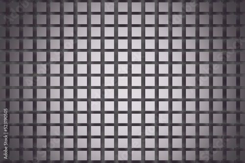 Abstract background with cubes and squares top view  3D rendering
