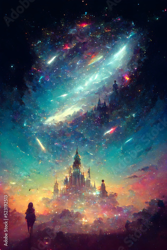 Castle in space