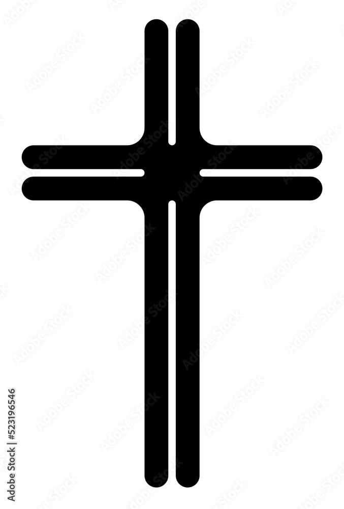 black cross shape 