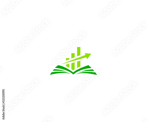 accounting services logo  vector template abstract monogram symbol