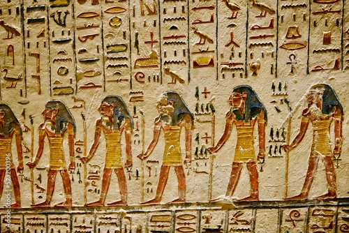 Tal der Könige Ägypten Hieroglyphen