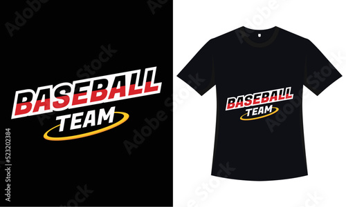 Baseball T-shirt design