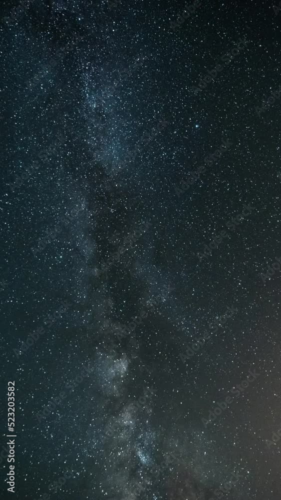 Night Sky Time Lapse with Milky Way Night Sky Time Lapse with Milky Way
