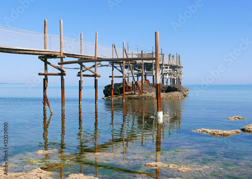 trabucchi nella riserva naturale di punata aderci in abruzzo