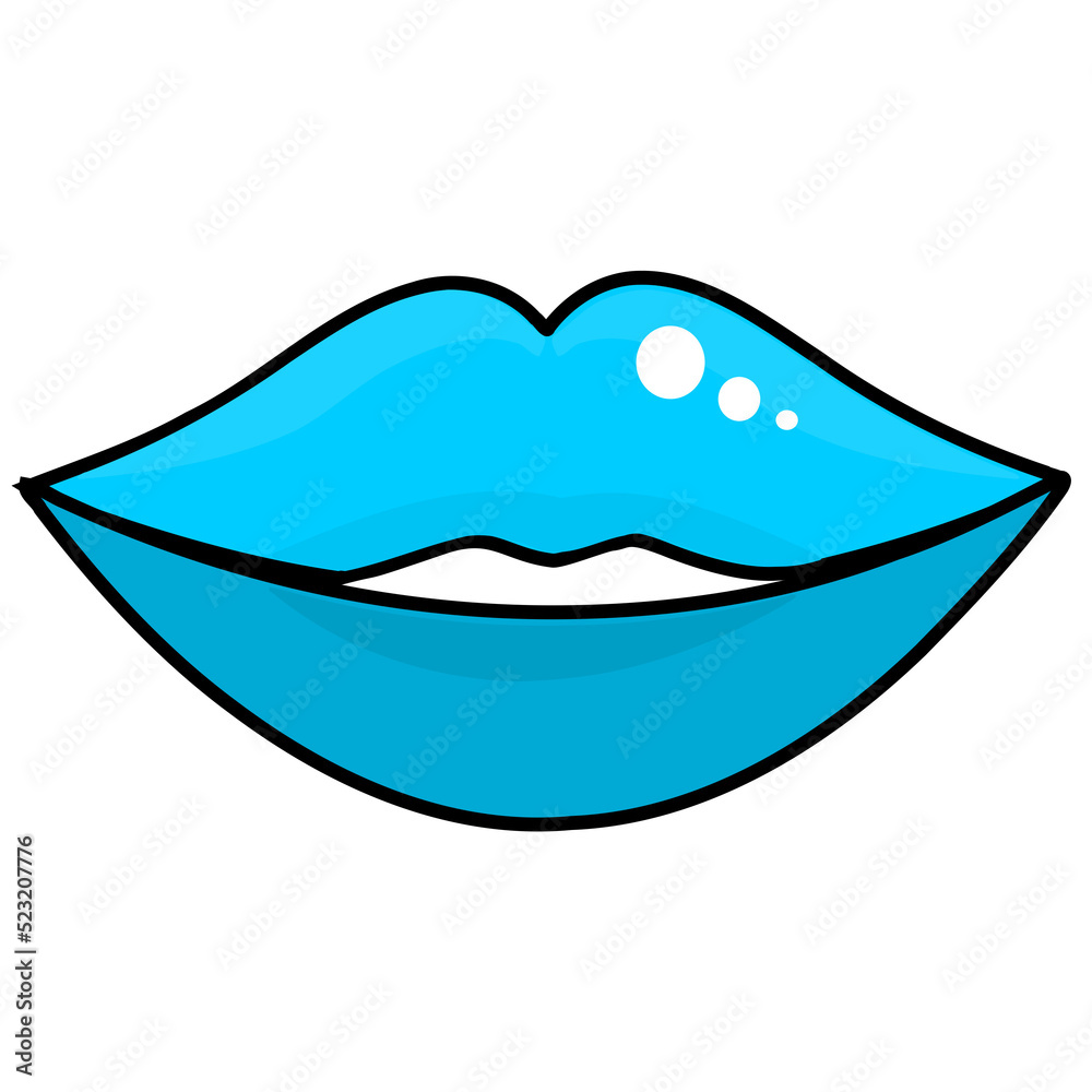 illustration of lips illustration of lips