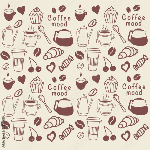 coffee pattern